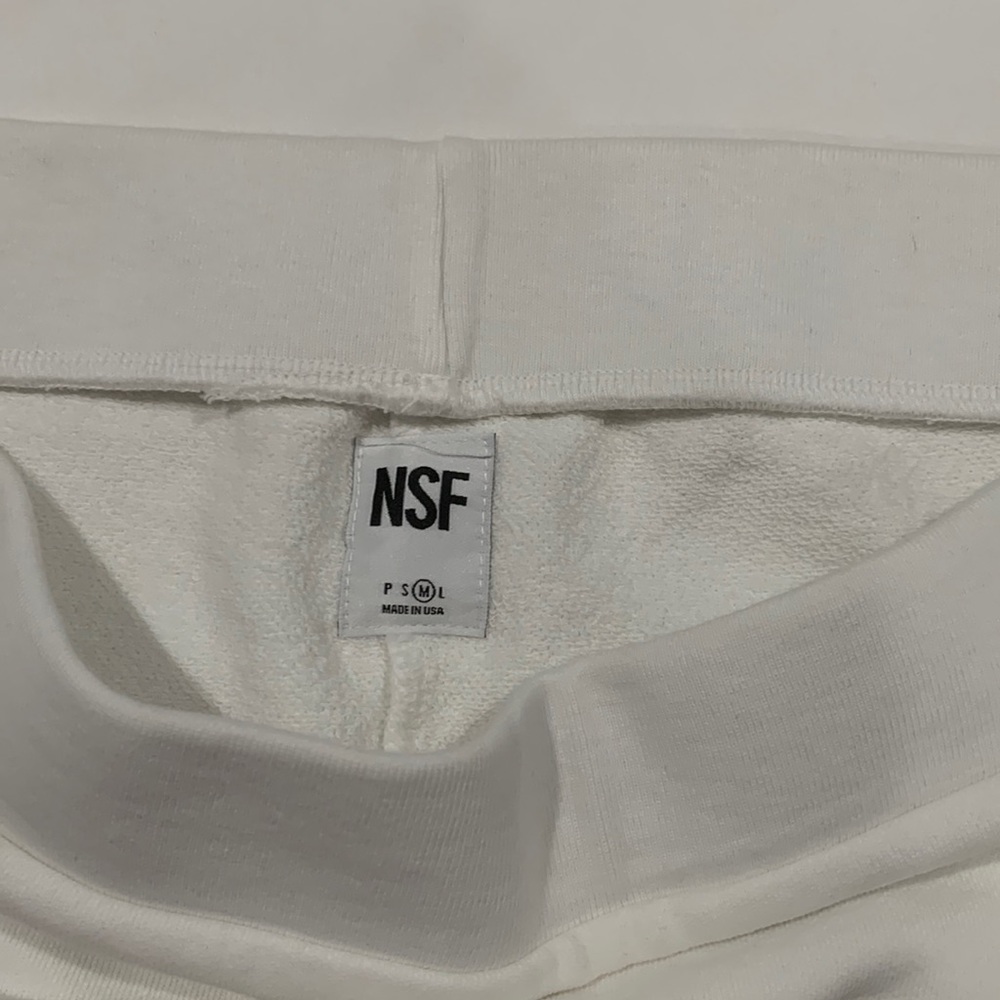 NSF x Revolve Adalia Destroyed Skirt in White - Picture 2 of 6